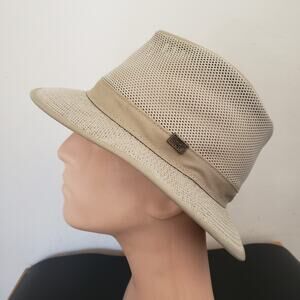 Henschel Hat Company H1H Vented Mesh Safari Hiking Breezer Hat‎ Medium Packable